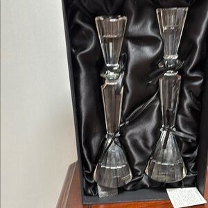 Elegant Crystal Candle Holders